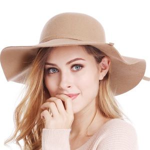 Brown floppy hat NWT